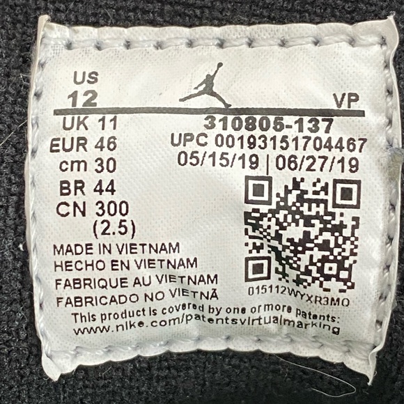 Nike Air Jordan 10 Retro ‘Seattle’ 2019 Size 12M - Picture 9 of 11